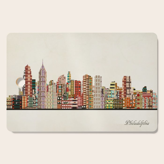 philadelphia skyline Cutting Board Gallery Image 1