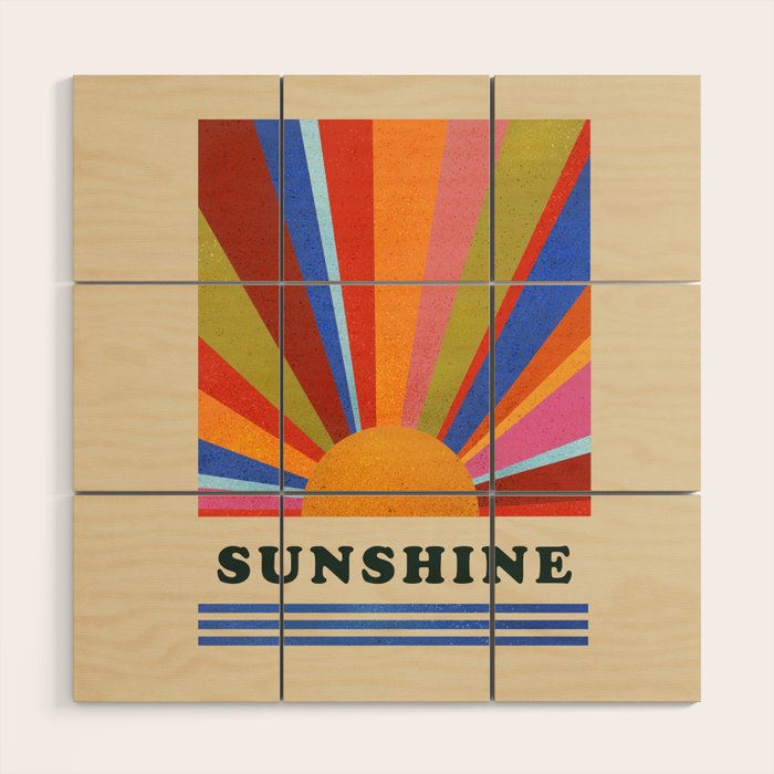 Sunshine Wood Wall Art Gallery Image 1