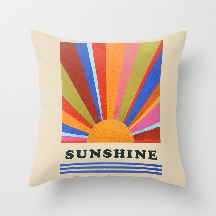 Sunshine Throw Pillow Gallery Image 1