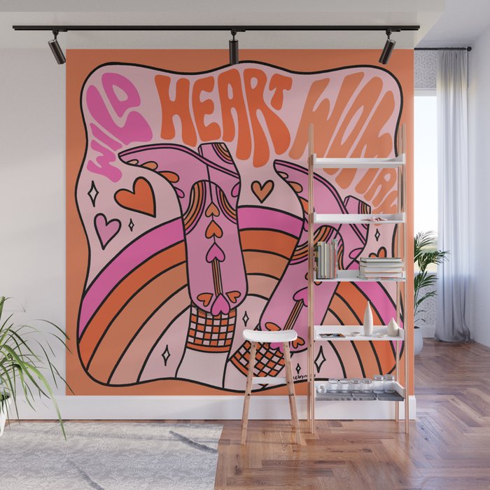 Wild Heart Woman Wall Mural Gallery Image 1