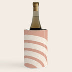 Mid Century Modern Dust Pink Sun and Rainbow Wine Chiller Gallery Image 2