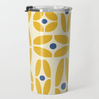 Mid Century Decoration 825 Yellow and Blue Travel Mug Gallery Image 3