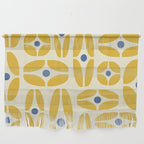 Mid Century Decoration 825 Yellow and Blue Wall Hanging Gallery Image 1