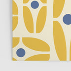 Mid Century Decoration 825 Yellow and Blue Poster Gallery Image 3