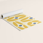 Mid Century Decoration 825 Yellow and Blue Yoga Mat Gallery Image 2