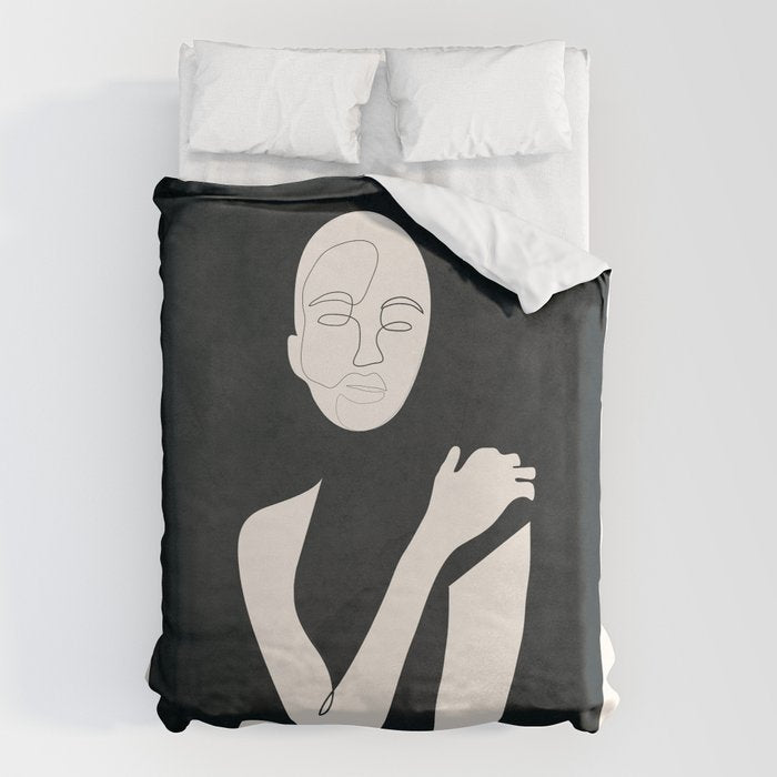 Composed Line Moment 04 Duvet Cover Gallery Image 6