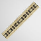 Orange Linen Mud Cloth Table Runner Gallery Image 3