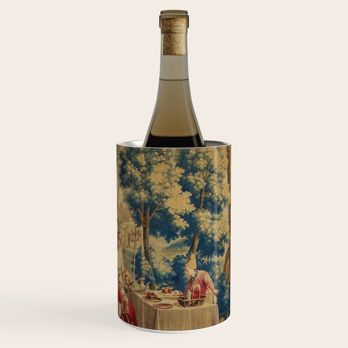 Antique 18th Century Chinoiserie Louis XIV Beauvais Tapestry Wine Chiller Gallery Image 3