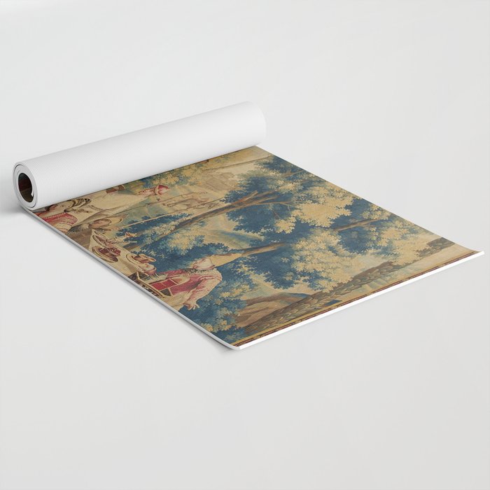 Antique 18th Century Chinoiserie Louis XIV Beauvais Tapestry Yoga Mat Gallery Image 2