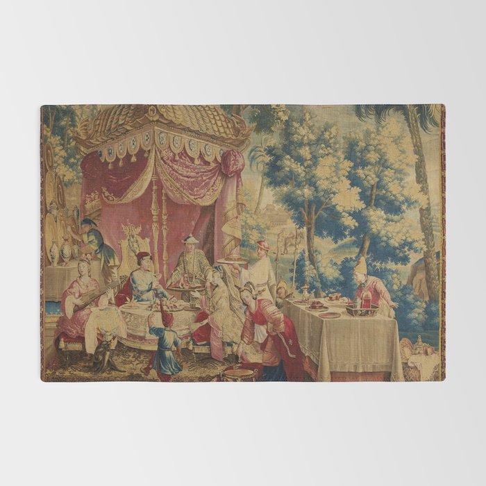 Antique 18th Century Chinoiserie Louis XIV Beauvais Tapestry Rug Gallery Image 2