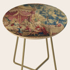 Antique 18th Century Chinoiserie Louis XIV Beauvais Tapestry Side Table Gallery Image 2