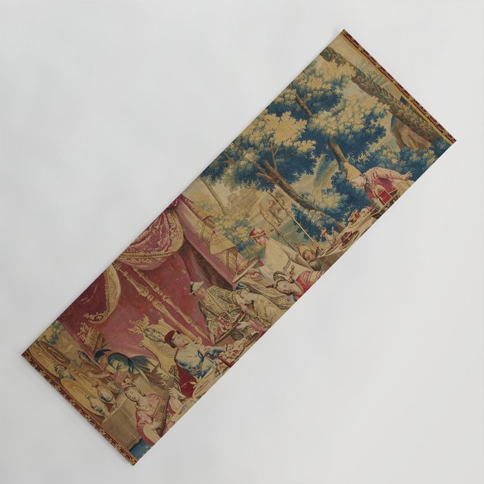 Antique 18th Century Chinoiserie Louis XIV Beauvais Tapestry Yoga Mat Gallery Image 1