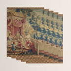 Antique 18th Century Chinoiserie Louis XIV Beauvais Tapestry Wrapping Paper Gallery Image 3