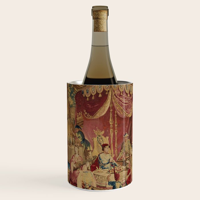 Antique 18th Century Chinoiserie Louis XIV Beauvais Tapestry Wine Chiller Gallery Image 2