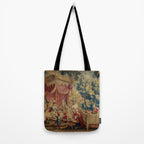 Antique 18th Century Chinoiserie Louis XIV Beauvais Tapestry Tote Bag Gallery Image 2