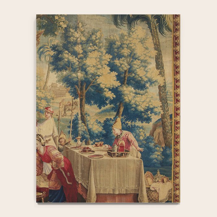 Antique 18th Century Chinoiserie Louis XIV Beauvais Tapestry Notebook Gallery Image 4