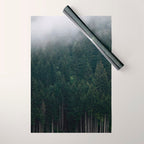Mystic Pines - A Forest in the Fog Wrapping Paper Gallery Image 1