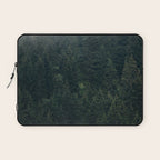 Mystic Pines - A Forest in the Fog Laptop Sleeve Gallery Image 1