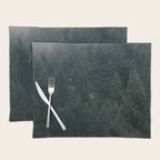 Mystic Pines - A Forest in the Fog Placemat Gallery Image 1