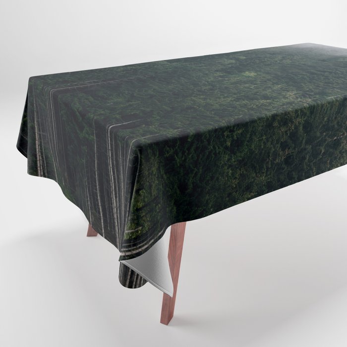 Mystic Pines - A Forest in the Fog Tablecloth Gallery Image 1
