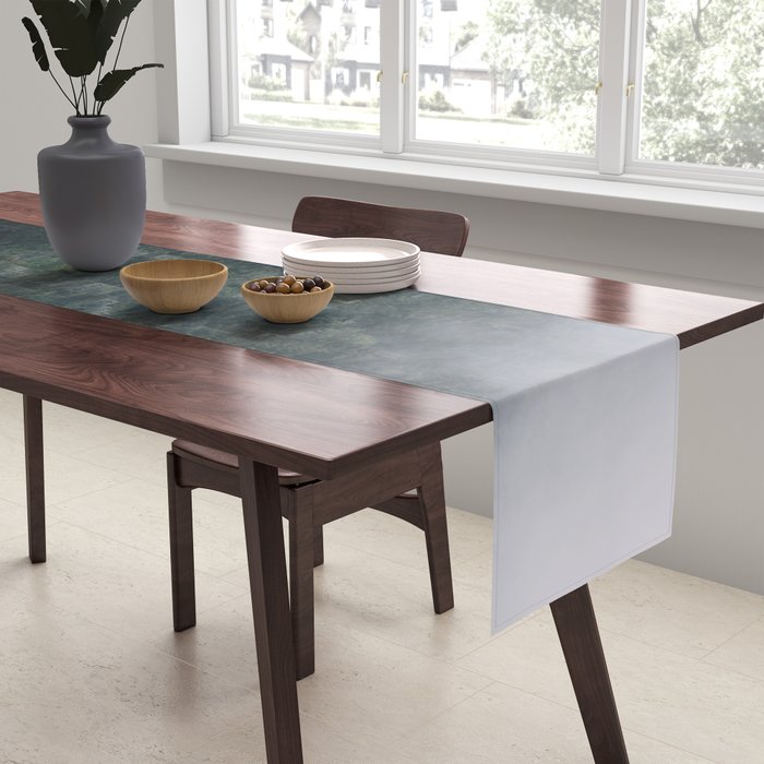 Mystic Pines - A Forest in the Fog Table Runner Gallery Image 2