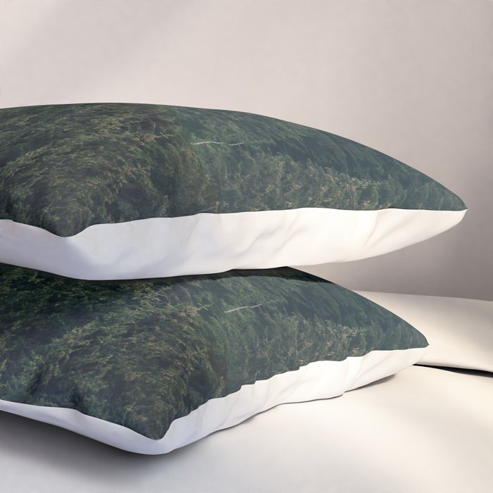 Mystic Pines - A Forest in the Fog Pillow Sham Gallery Image 3