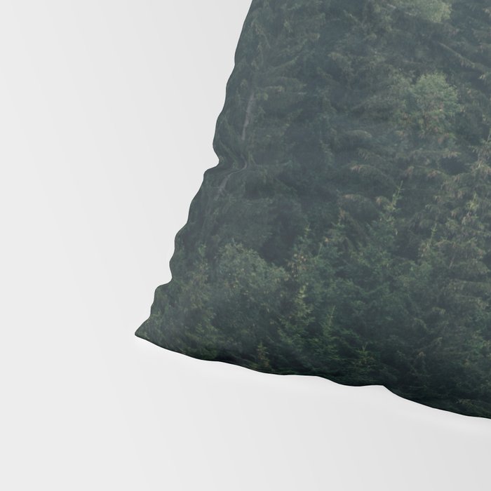Mystic Pines - A Forest in the Fog Pillow Sham Gallery Image 4