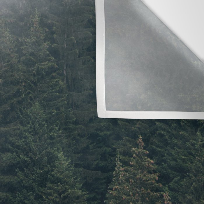 Mystic Pines - A Forest in the Fog Wall Tapestry Gallery Image 3