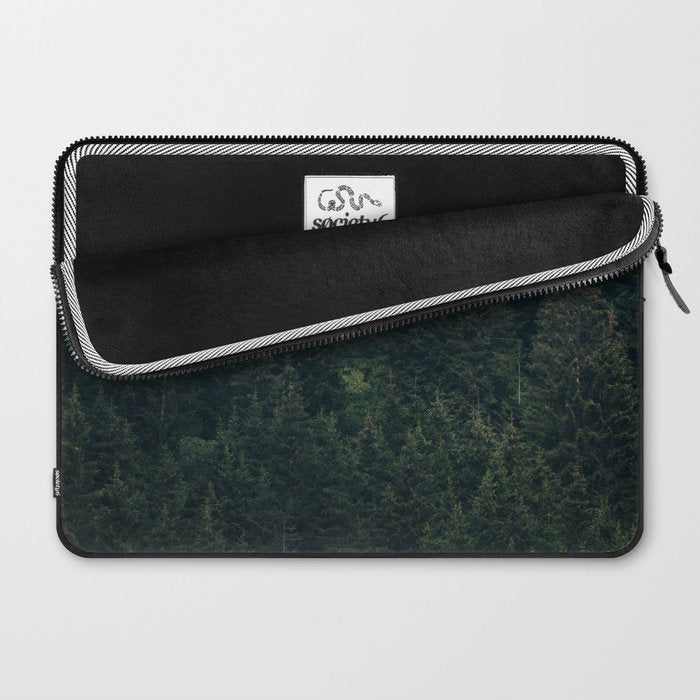 Mystic Pines - A Forest in the Fog Laptop Sleeve Gallery Image 2