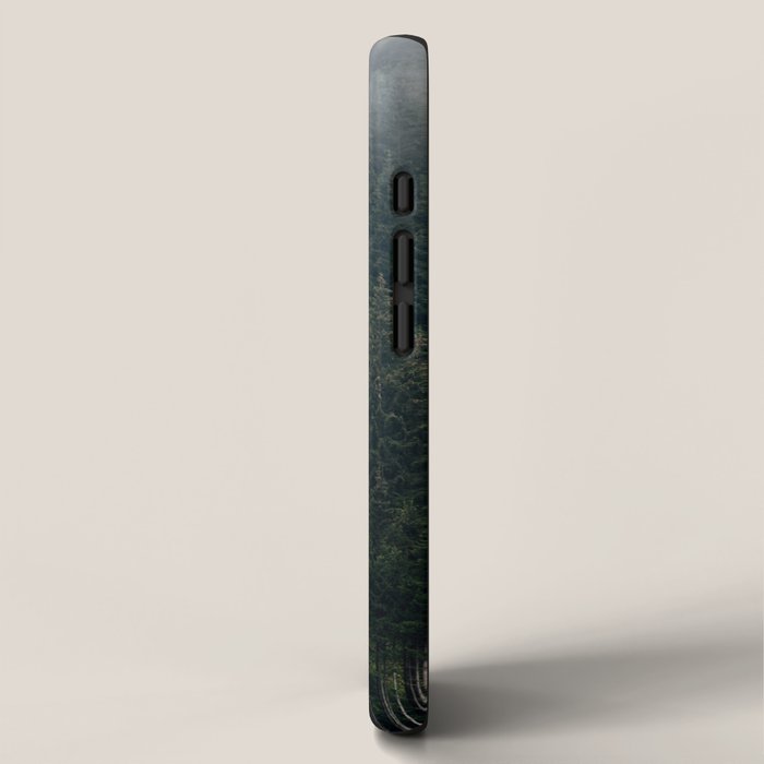 Mystic Pines - A Forest in the Fog iPhone Case Gallery Image 2