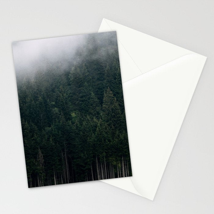 Mystic Pines - A Forest in the Fog Stationery Card Gallery Image 2