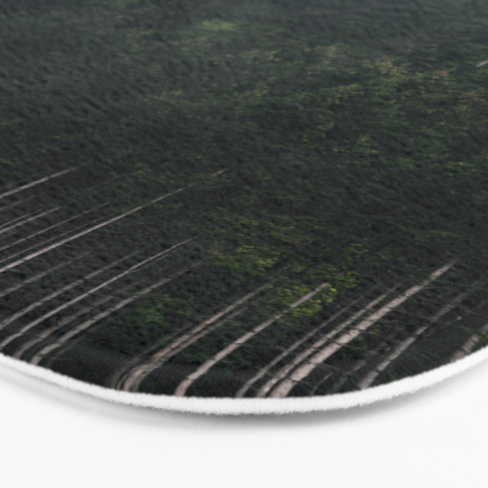 Mystic Pines - A Forest in the Fog Bath Mat Gallery Image 3