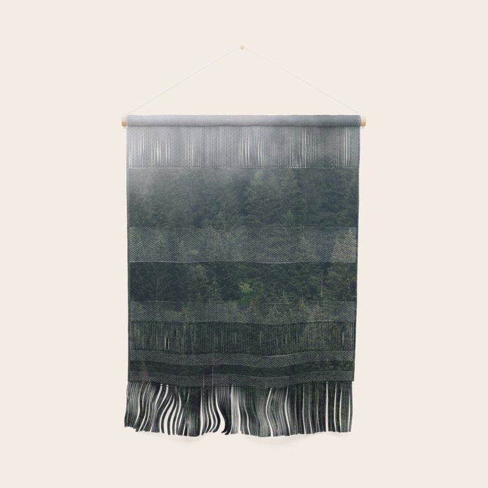 Mystic Pines - A Forest in the Fog Wall Hanging Gallery Image 1