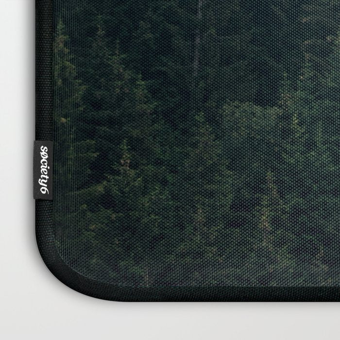 Mystic Pines - A Forest in the Fog Laptop Sleeve Gallery Image 3