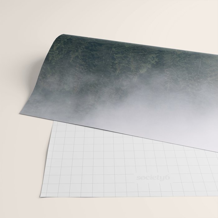 Mystic Pines - A Forest in the Fog Wrapping Paper Gallery Image 2