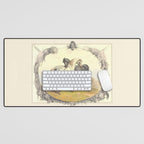 Arabian Horses - Equine Theme Vintage Illustration Desk Mat Gallery Image 1