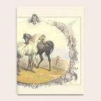 Arabian Horses - Equine Theme Vintage Illustration Notebook Gallery Image 4