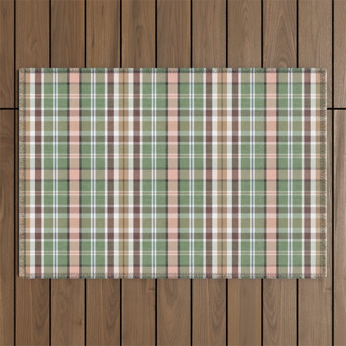 Wilderness Plaid Cozy Heirloom Multi Outdoor Rug Gallery Image 1