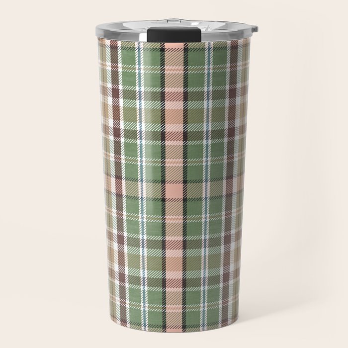 Wilderness Plaid Cozy Heirloom Multi Travel Mug Gallery Image 1