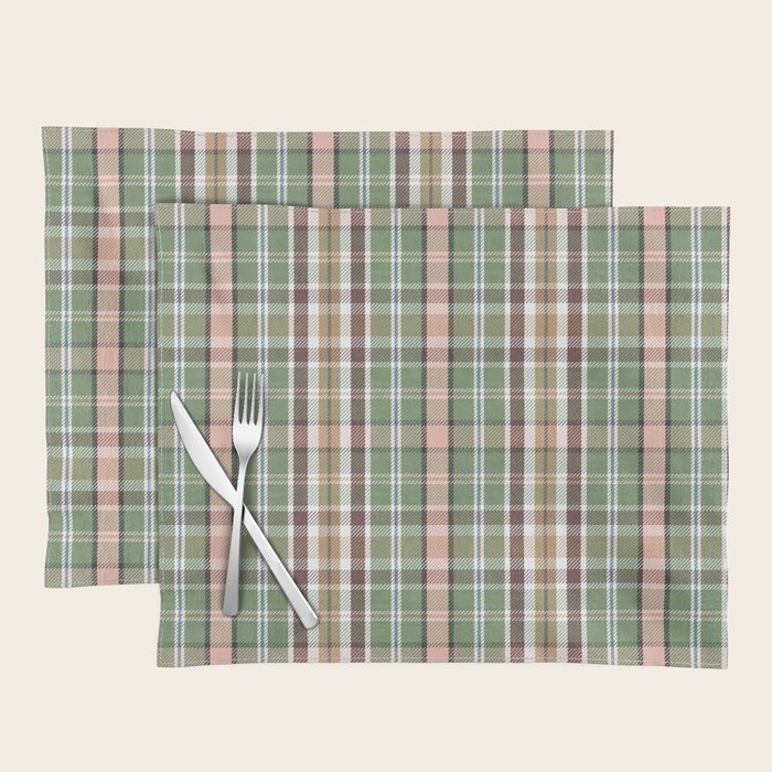 Wilderness Plaid Cozy Heirloom Multi Placemat Gallery Image 1