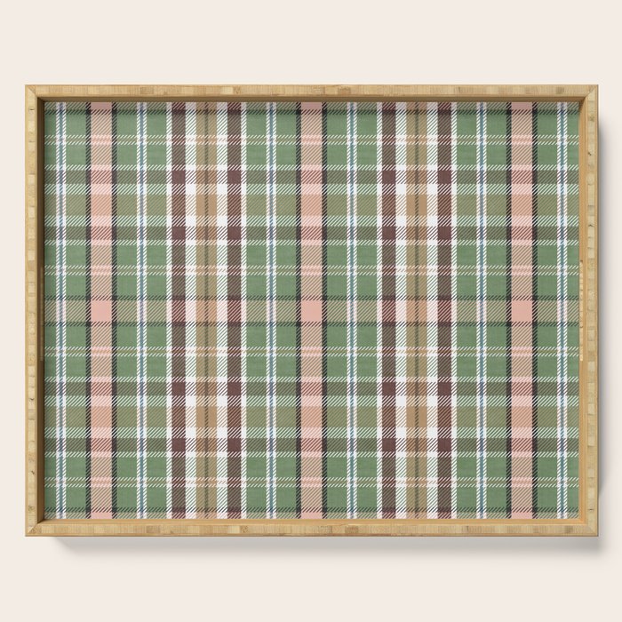 Wilderness Plaid Cozy Heirloom Multi Serving Tray Gallery Image 1
