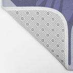 Big Cutouts Papier Découpé Abstract Pattern in Purple and Lavender Bath Mat Gallery Image 2