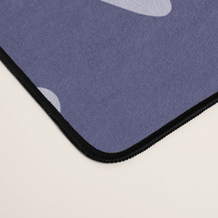 Big Cutouts Papier Découpé Abstract Pattern in Purple and Lavender Desk Mat Gallery Image 4