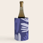 Big Cutouts Papier Découpé Abstract Pattern in Purple and Lavender Wine Chiller Gallery Image 1