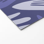 Big Cutouts Papier Découpé Abstract Pattern in Purple and Lavender Welcome Mat Gallery Image 2