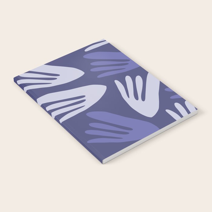 Big Cutouts Papier Découpé Abstract Pattern in Purple and Lavender Notebook Gallery Image 2