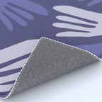 Big Cutouts Papier Découpé Abstract Pattern in Purple and Lavender Rug Gallery Image 4
