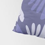 Big Cutouts Papier Découpé Abstract Pattern in Purple and Lavender Pillow Sham Gallery Image 4
