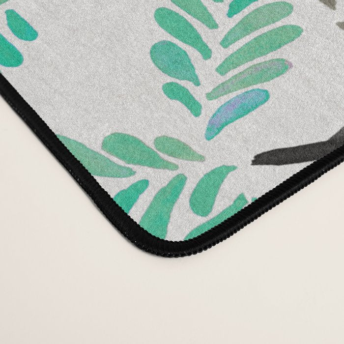 Happy Sloth - Tropical Mint Rainforest Desk Mat Gallery Image 4