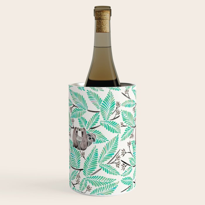 Happy Sloth - Tropical Mint Rainforest Wine Chiller Gallery Image 2